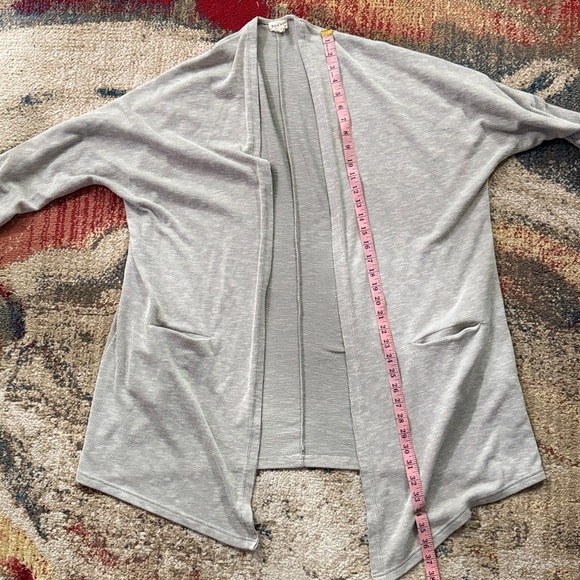 DONNI. Open Front Ribbed Cardigan - Picture 13 of 13